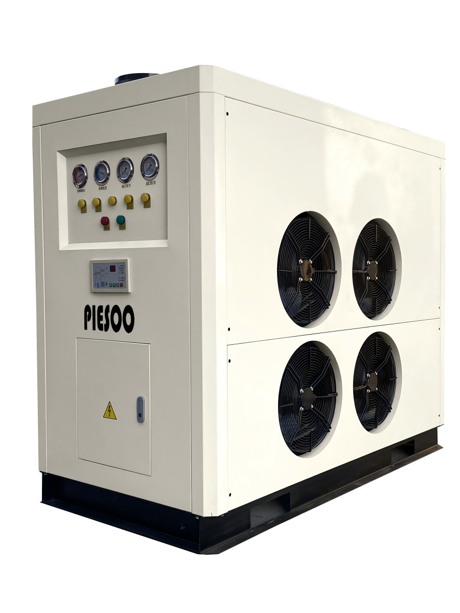 Air-cooled high-temperature refrigerated dryer